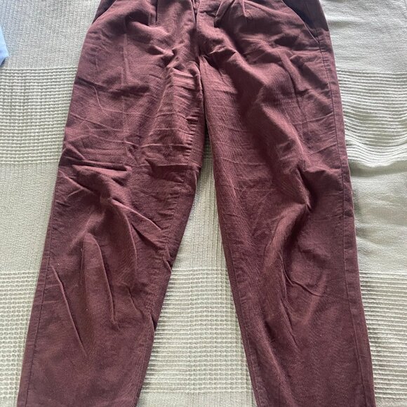 Madewell Corduroy Pull-On Mid-Rise Jogger Pants XS - Picture 4 of 4